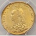 AUSTRALIA 1890 . ONE 1 SOVEREIGN . SYDNEY . GOLD . SLABBED